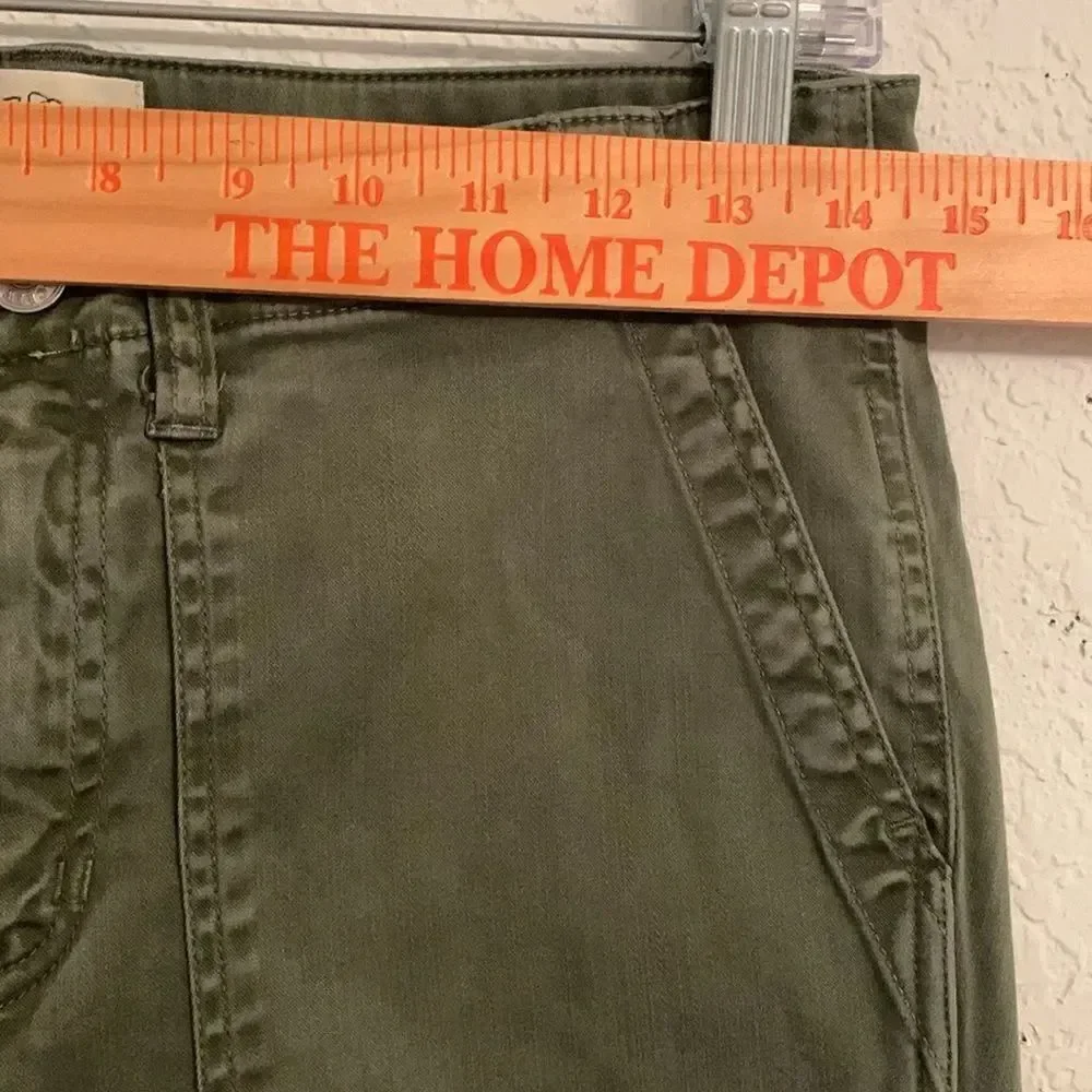 J.Crew Olive Green Cargo Style Skinny Women’s Pants Size 29